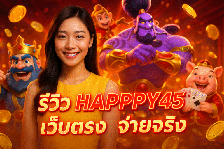 รีวิว HAPPY45 เว็บตรง จ่ายจริง