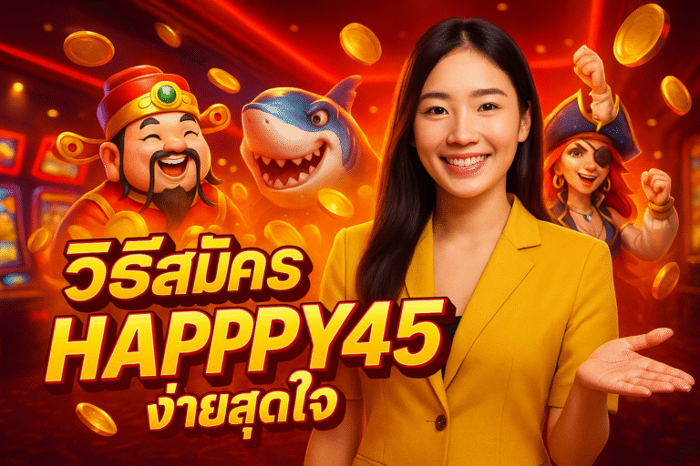 วิธีสมัคร HAPPY45 ง่ายสุดใจ