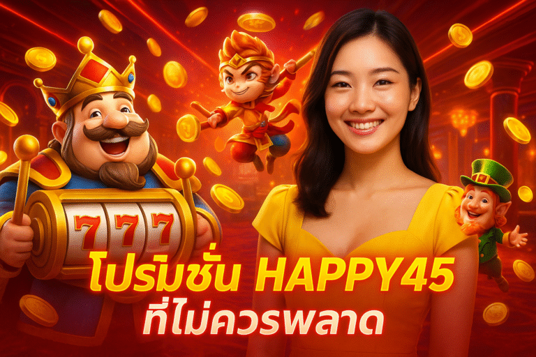 โปรโมชั่น HAPPY45 ที่ไม่ควรพลาด