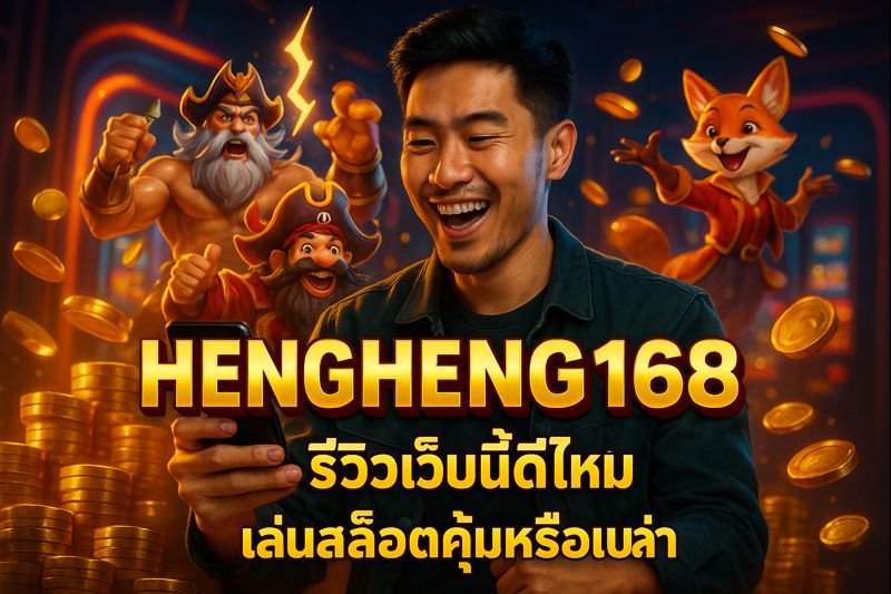 รีวิว HENGHENG168 เว็บนี้ดีไหม เล่นสล็อตคุ้มหรือเปล่า